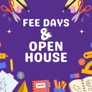  CHS Open House and Fee Days information
